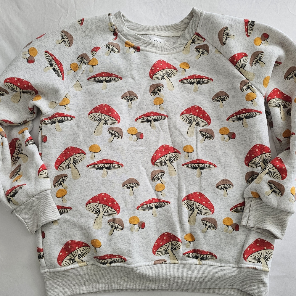 Mushroom Print Sweatshirt
